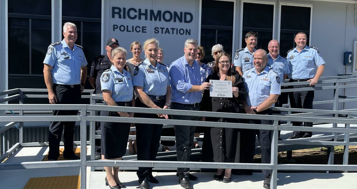 The new Richmond police station is opened on Thursday by Queensland Police Minister Mark Ryan and Commissioner Katarina Carroll. Picture supplied