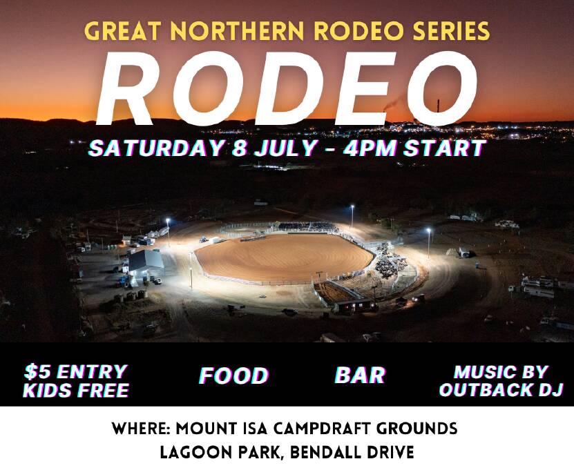 Rodeo events have been merged into a one-day program starting Saturday from 4pm. Picture Facebook.