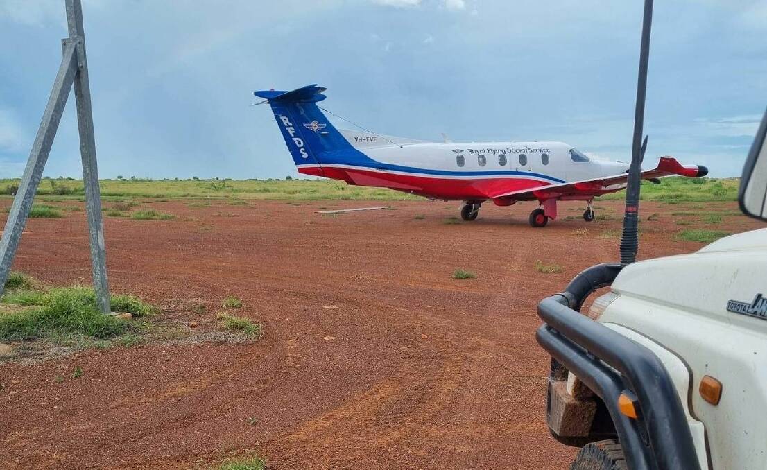 The RFDS came to the young man's rescue. 