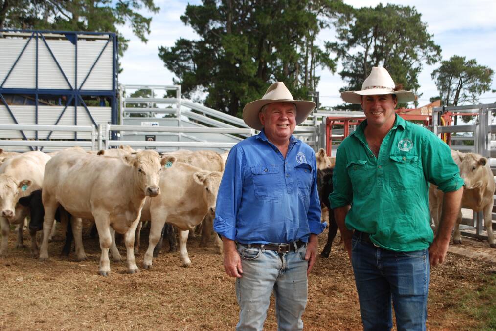 Michael and James Millner, Rosedale Livestock Partnership, Blayney, NSW, have had a successful year in carcase and feedback trials. Picture by Rebecca Nadge