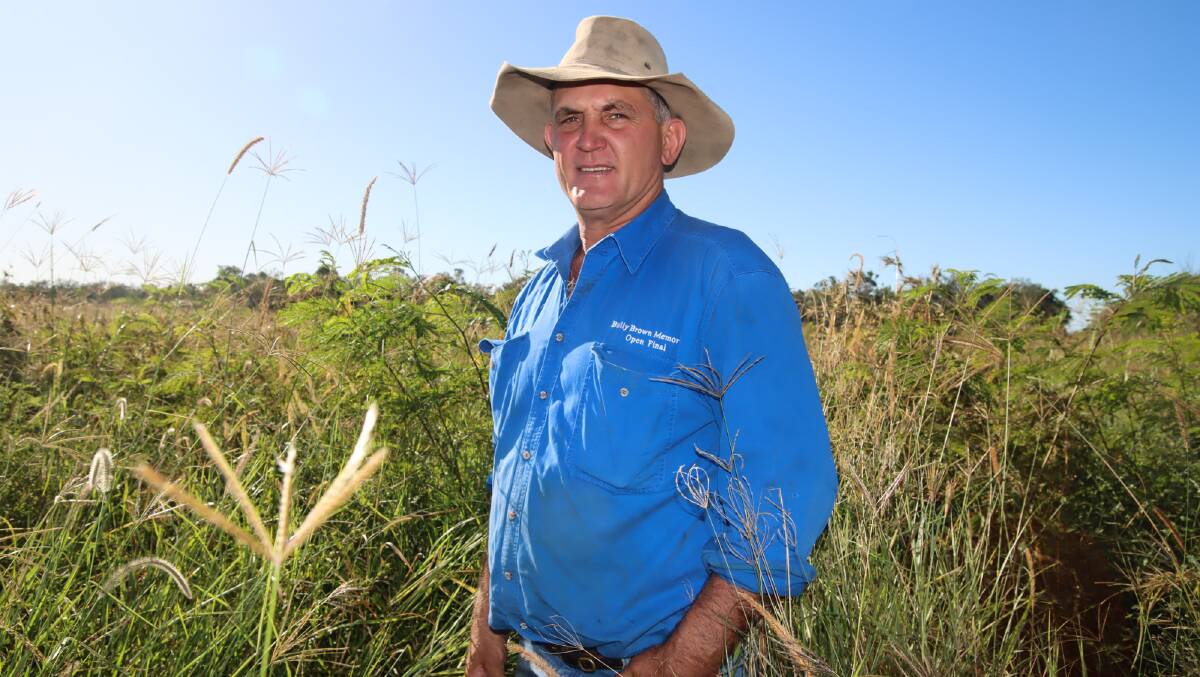Mt Garnet grazier Brett Blennerhassett plans to expand his leucaena pastures following a three-year producer trial on his property, Goshen Station. Picture by Lea Coghlan