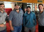 At the QCAR forum in Ayr were Burdekin grower Glen Searle, Herbert River grower John Board, Josh Searle and AgForce Cane president and QCAR director, Russell Hall. Picture by Sonia Ball