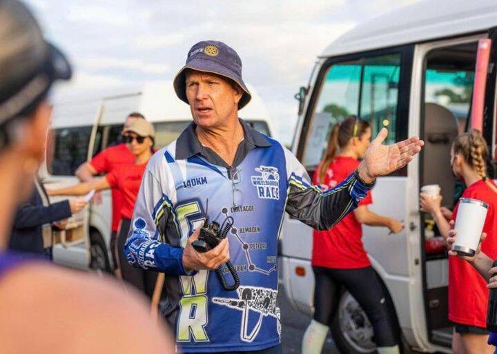 Race Chair and Chief Marshall Mareeba Shire Councillor Kevin Davies said he's fortunate to be supported by a dedicated army of volunteers. Picture: Supplied 