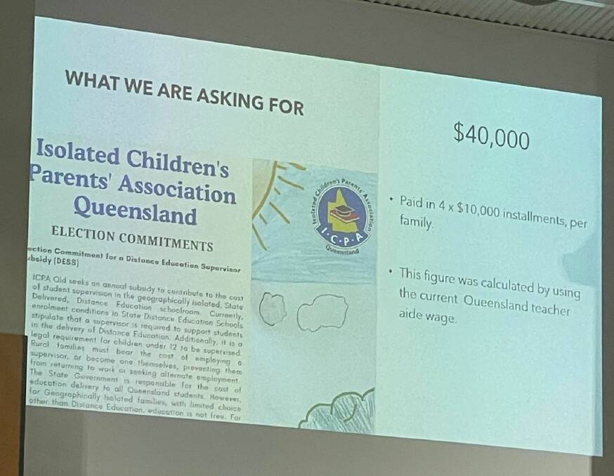 ICPA Qld has sought a $40,000 subsidy for remote education tutors. Picture: Samantha Campbell
