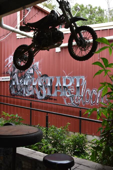Kickstart Saloon is the perfect spot for motorcycle enthusiasts and lovers of rock n roll. Picture: Steph Allen