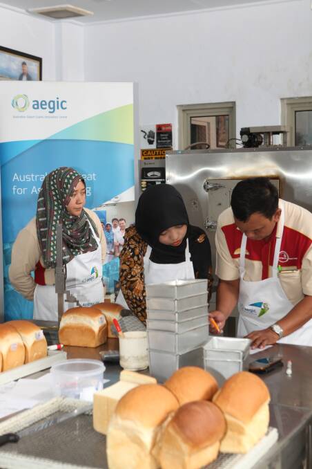 The work of organisations such as the Australian Export Grains Innovation Centre, such as this workshop for the baking industry held in Makassar, Indonesia, has been praised by Grain Growers.