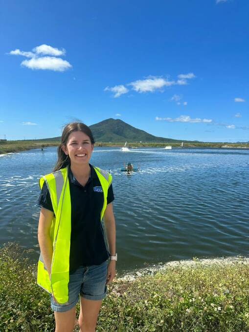 Jody Mulholland, Tassal Prosperpine prawn farm employee and winner of the ASC Young Person in Aquaculture award. Picture: supplied