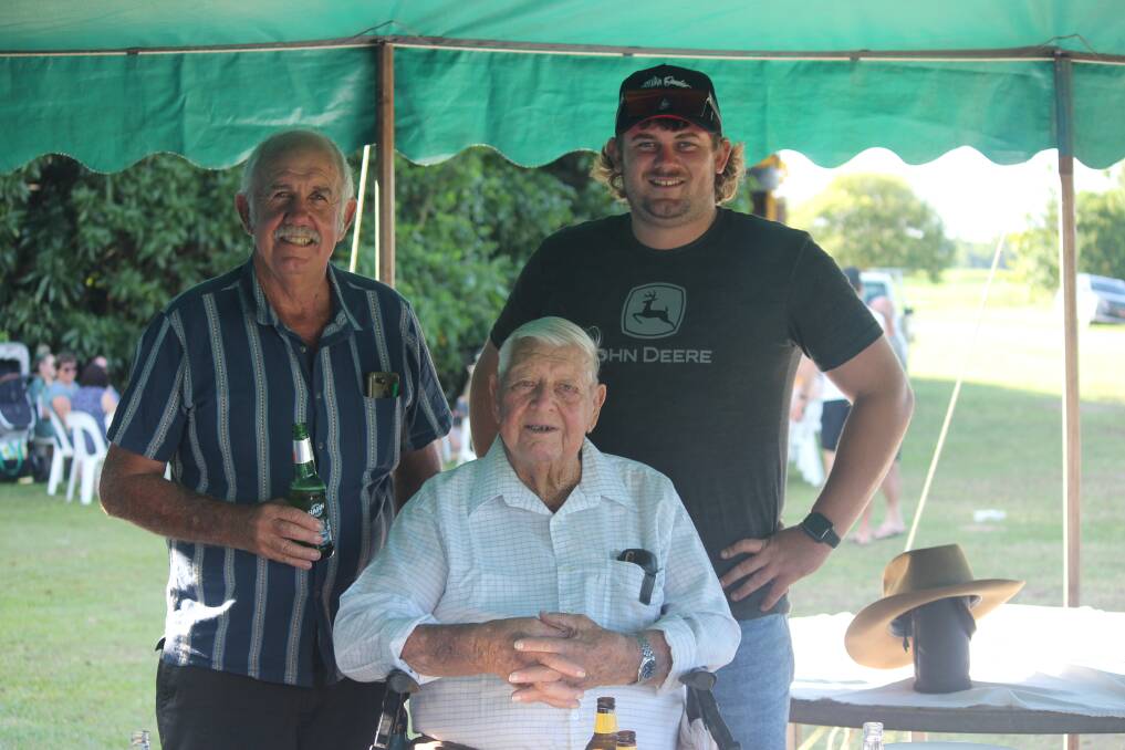 Current owner Ronald Randell, Charlie Randell, brother to previous owner James Henry Randell, and Stuart Randell, Ron's son, representing three generations of the family. Pictures: Supplied 