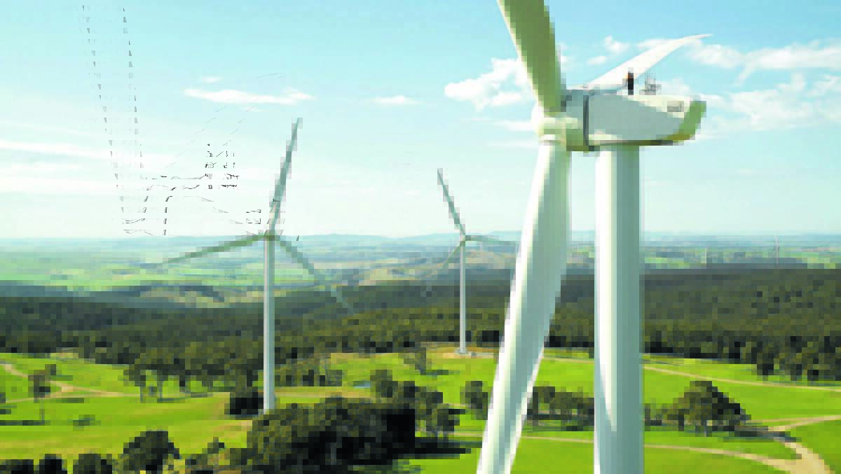 Wind farms, solar farms and other projects can impact on agricultural lands. Picture: File 