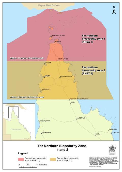 The Cape York Biosecurity Centre at Coen is located just outside the southern edge of the far northern biosecurity zone 2. Image supplied by Biosecurity Queensland 