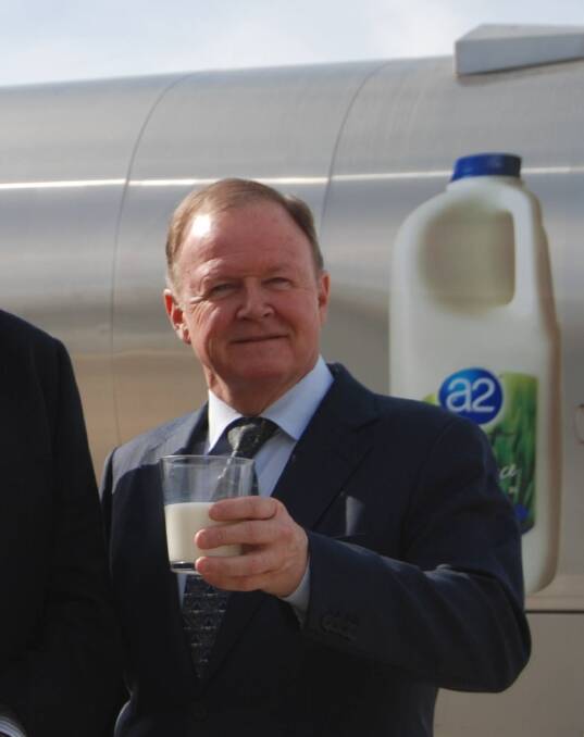 A2 Milk Company managing director Geoffrey Babidge is forecasting a further big jump in revenue for the second half of 2015-16.