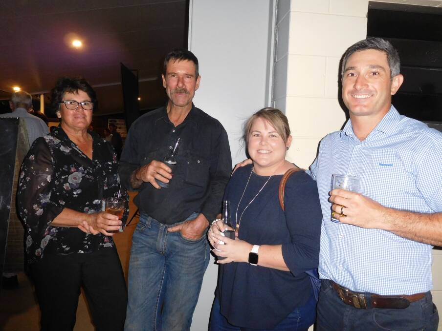Donna and David Rankin, Bunuro, Torrens Creek, Vivian Finlay, Department of Agriculture and Fisheries, Charters Towers and Joe Webb, Rabobank, head of relationship management for North Queensland and the Northern Territory.