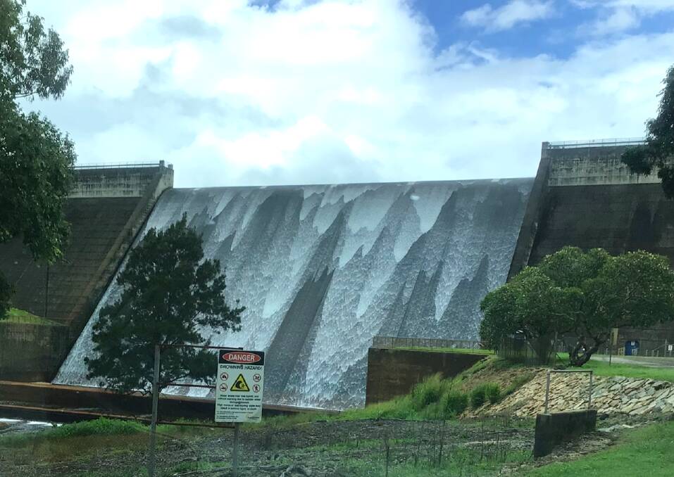 The dam holds 438,000 megalitres of water. Picture: Supplied 